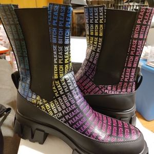 Koi brand rainbow Chelsea boots. Slip on. Women's Size 8 EU (10 US)